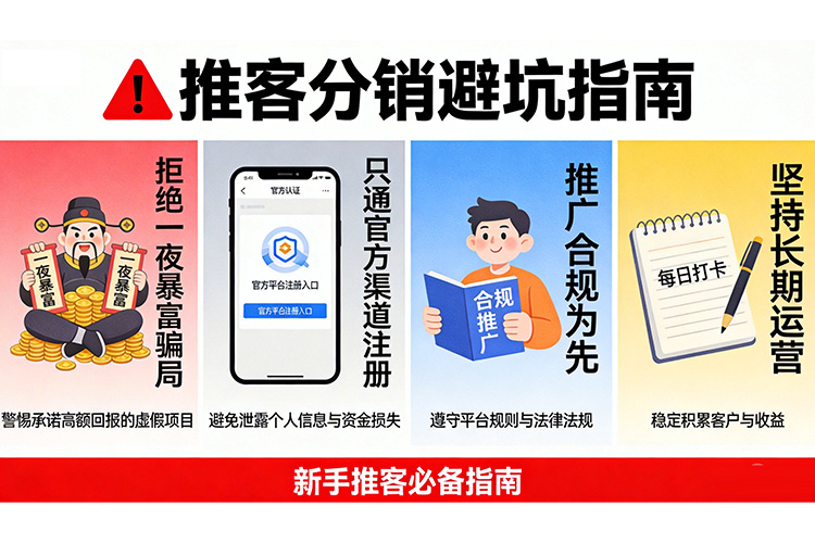 推客分销避坑指南：新手必看